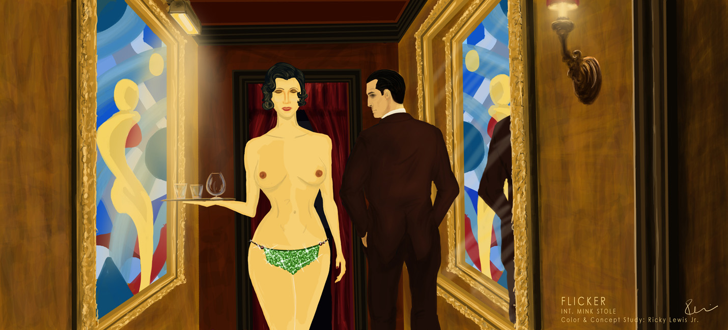 Flicker_Mink Stole_Ricky Lewis Jr_concept art